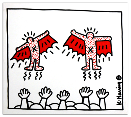 Keith Haring 'Urban Legend' at the Carmichael Gallery 01