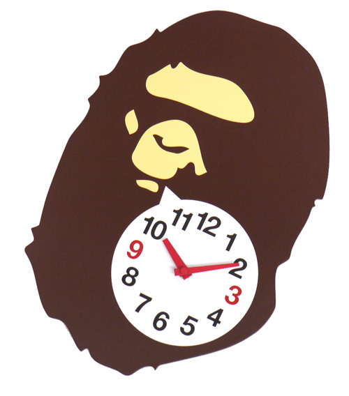BAPE Ape Face Wall Clock 1